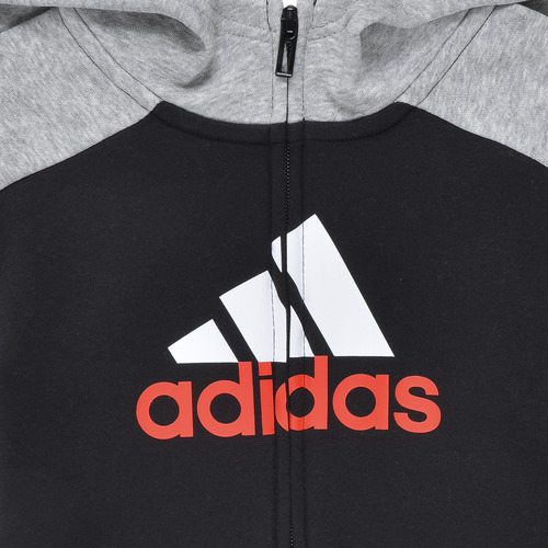 Adidas Sportswear Essentials Big Logo Fleece Track Suit Siva / Črna / Rdeča