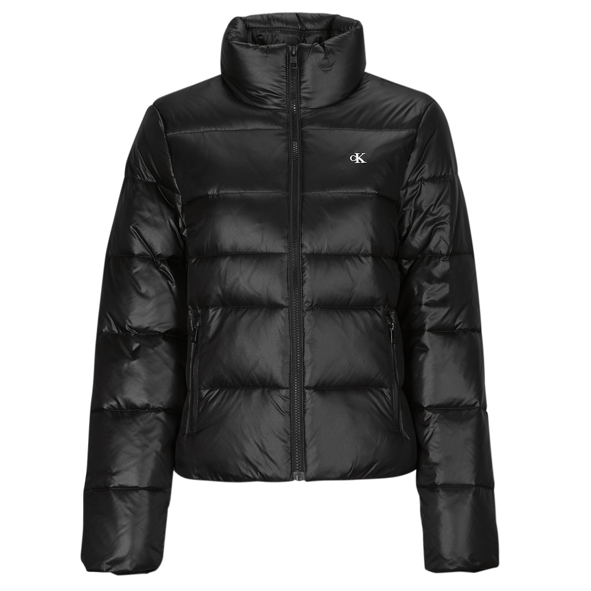 Oblačila Ženske Puhovke Calvin Klein Jeans LW PADDED FITTED JACKET Črna