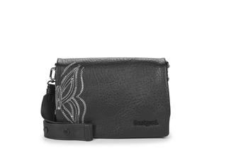 Torbice Ženske Torbe za čez ramo Desigual BAG GOODALL DORTMUND FLAP 2.0 Črna