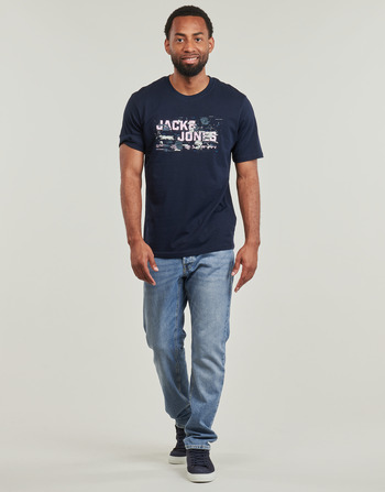 Oblačila Moški Jeans straight Jack & Jones JJIMIKE Modra