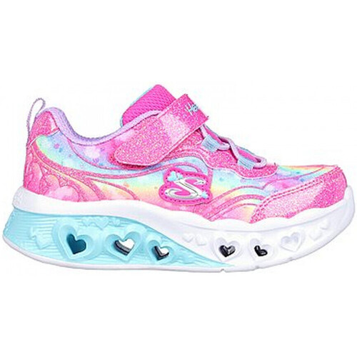 Čevlji  Deklice Tek & Trail Skechers Flutter heart lights - groovy Rožnata