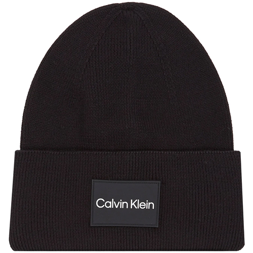 Tekstilni dodatki Moški Kape Calvin Klein Jeans FINE COTTON RIB K50K510986 Črna