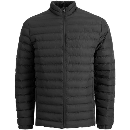 Oblačila Moški Puhovke Jack & Jones JJERECYCLE PUFFER COLLAR NOOS - 12211129 Črna