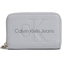 Torbice Ženske Denarnice Calvin Klein Jeans SCULPTED MED ZIP AROUND MONO K60K612255 Siva