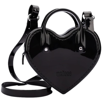 Torbice Ženske Denarnice Melissa Heartbeat Bag - Black Črna