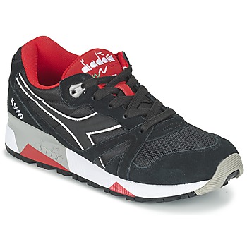 Čevlji  Nizke superge Diadora N9000 NYLON II Črna / Rdeča