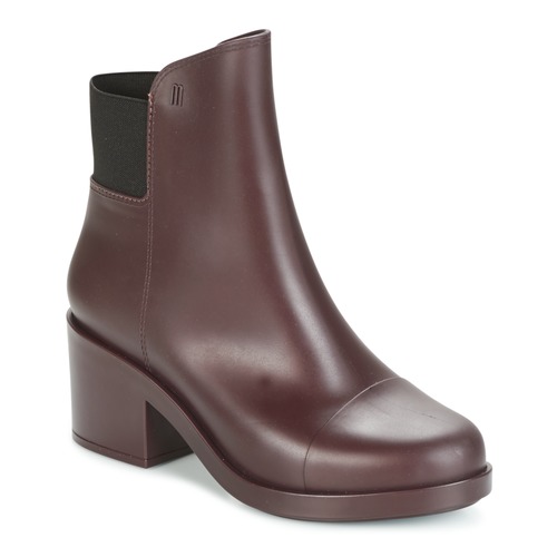 Čevlji  Ženske Gležnjarji Melissa ELASTIC BOOTS Bordo