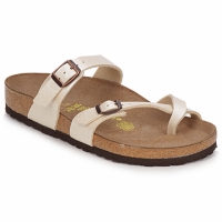 Čevlji  Ženske Natikači Birkenstock MAYARI Krem