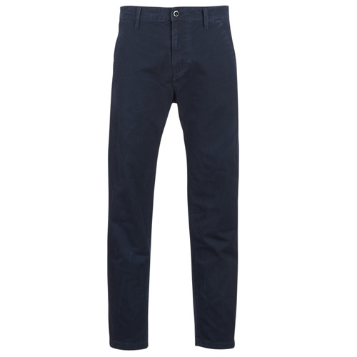 Oblečenie Muž Nohavice Chinos a Carrot G-Star Raw BRONSON STRAIGHT TAPERED CHINO Námornícka modrá