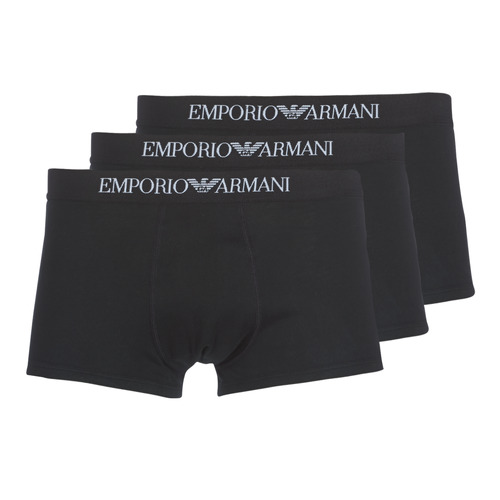 Spodná bielizeň Muž Boxerky Emporio Armani CC722-PACK DE 3 Čierna