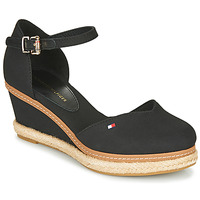 Topánky Žena Espadrilky Tommy Hilfiger BASIC CLOSED TOE MID WEDGE Čierna