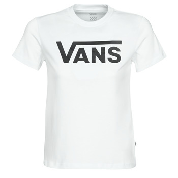 Oblečenie Žena Tričká s krátkym rukávom Vans FLYING V CREW TEE Biela