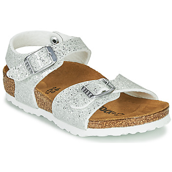 Topánky Dievča Sandále Birkenstock RIO PLAIN Biela