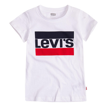 Oblečenie Dievča Tričká s krátkym rukávom Levi's SPORTSWEAR LOGO TEE Biela