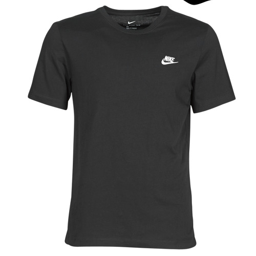 Oblečenie Muž Tričká s krátkym rukávom Nike M NSW CLUB TEE Čierna / Biela