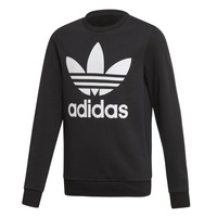 Oblečenie Deti Mikiny adidas Originals TREFOIL CREW Čierna