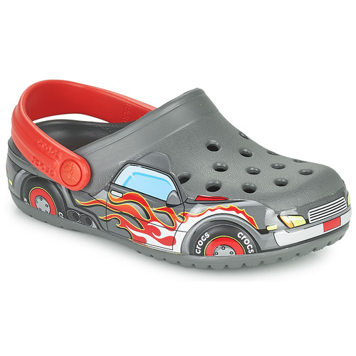 Topánky Chlapec Nazuvky Crocs FLTRUCKBANDCLOG K Šedá / Červená