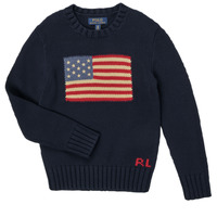 Oblečenie Deti Svetre Polo Ralph Lauren ODIN Námornícka modrá