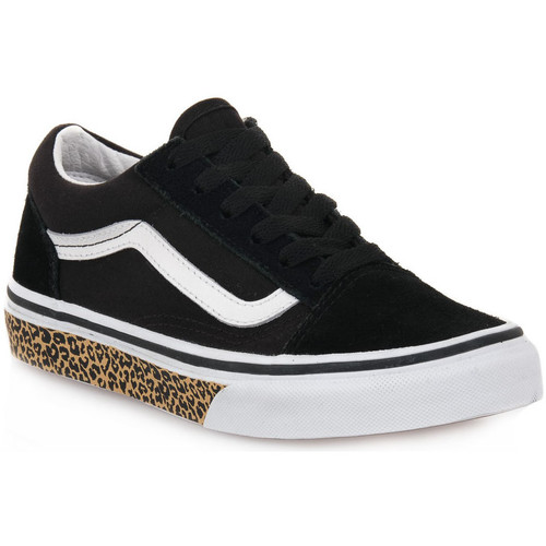 Topánky Chlapec Módne tenisky Vans OLD SKOOL SUEDE ANIMAL J Čierna