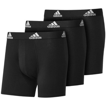 Spodná bielizeň Muž Boxerky adidas Originals adidas Bos Briefs 3 Pairs Čierna