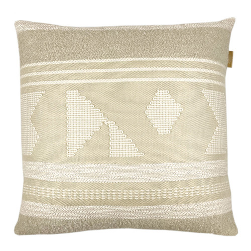 Domov Vankúše Malagoon Craft offwhite cushion square (NEW) Biela