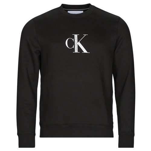 Oblečenie Muž Mikiny Calvin Klein Jeans CK INSTITUTIONAL CREW NECK Čierna