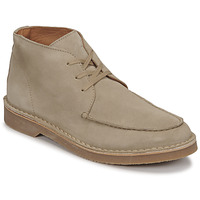 Topánky Muž Polokozačky Selected SLHRIGA NEW SUEDE MOC-TOE CHUKKA Béžová