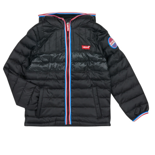 Oblečenie Chlapec Vyteplené bundy Levi's COLORBLOCK PUFFER Čierna