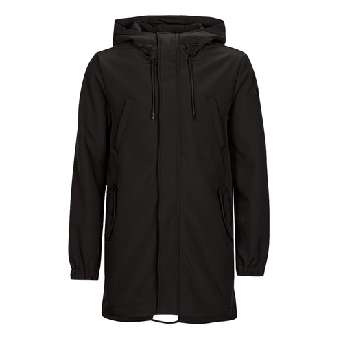 Oblečenie Muž Parky Only & Sons  ONSHALL HOOD SOFTSHELL PARKA Čierna