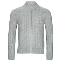 Oblečenie Muž Cardigany Polo Ralph Lauren S224SC23-LSCABLEFZPP-LONG SLEEVE-FULL ZIP Šedá