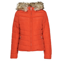 Oblečenie Žena Vyteplené bundy Only ONLNEWELLAN QUILTED HOOD JACKET CC OTW Červená