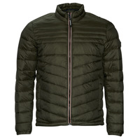 Oblečenie Muž Vyteplené bundy Jack & Jones JJEHERO PUFFER COLLAR Kaki