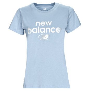 Oblečenie Žena Tričká s krátkym rukávom New Balance Essentials Graphic Athletic Fit Short Sleeve Modrá