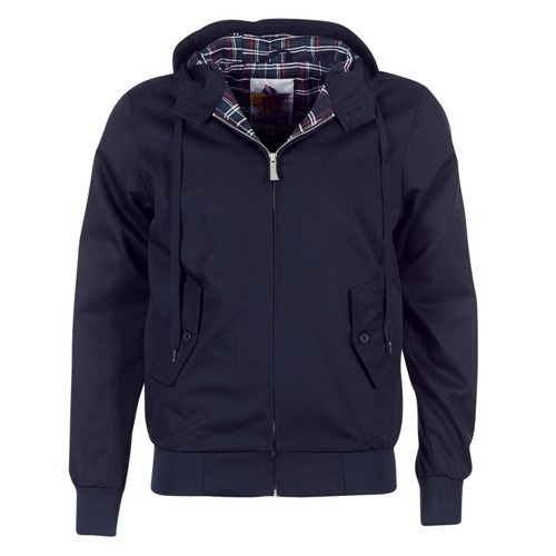 Oblečenie Muž Bundy  Harrington HARRINGTON HOODED Námornícka modrá