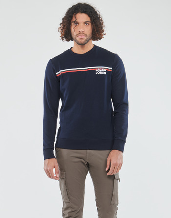 Oblečenie Muž Mikiny Jack & Jones JJATLAS SWEAT CREW NECK Námornícka modrá