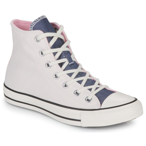 Topánky Žena Členkové tenisky Converse CHUCK TAYLOR ALL STAR DENIM FASHION HI Biela / Modrá