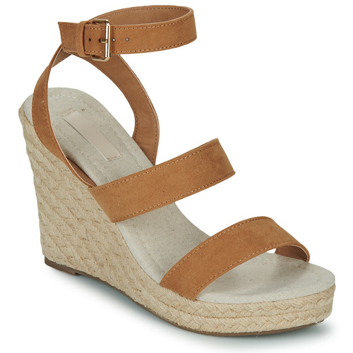 Topánky Žena Sandále Only ONLAMELIA-16 WEDGE SANDAL Koňaková