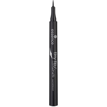 krasa Žena Očné linky Essence Tiny Tip Liner Waterproof Eyeliner Čierna