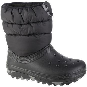 Topánky Chlapec Snehule  Crocs Classic Neo Puff Boot Kids Čierna