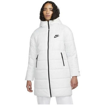 Oblečenie Žena Kabáty Nike W NSW SYN TF RPL HD PARKA Biela