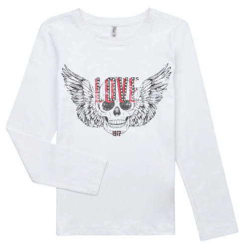 Oblečenie Dievča Tričká s dlhým rukávom Only KOGTENNA FIT L/S BOX TOP CS Viacfarebná