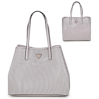 Tašky Žena Veľké nákupné tašky  Guess LARGE TOTE VIKKY Béžová