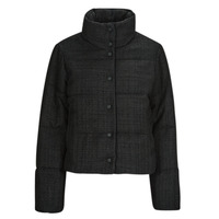 Oblečenie Žena Vyteplené bundy Only ONLWIKI BOUCLE MIX PUFFER JACKET OTW Čierna