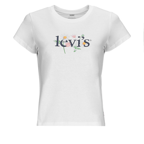 Oblečenie Žena Tričká s krátkym rukávom Levi's GRAPHIC AUTHENTIC TSHIRT Biela