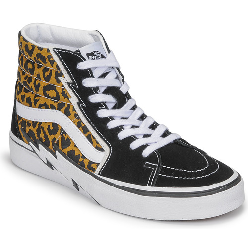 Topánky Žena Členkové tenisky Vans UA SK8-Hi Bolt Čierna / Leopard