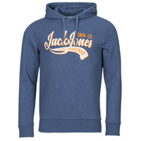 Oblečenie Muž Mikiny Jack & Jones JJELOGO SWEAT HOOD 2 COL 23/24 Námornícka modrá