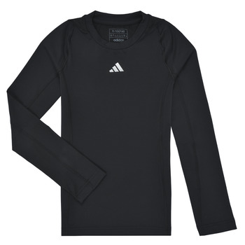 Oblečenie Deti Tričká s dlhým rukávom adidas Performance TF LS TEE Y Čierna