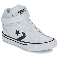 Topánky Chlapec Členkové tenisky Converse PRO BLAZE STRAP LEATHER Biela / Čierna