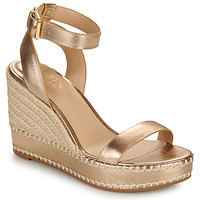 Topánky Žena Sandále Lauren Ralph Lauren HILARIE-ESPADRILLES-WEDGE Zlatá