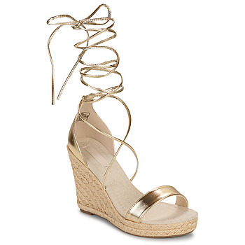 Topánky Žena Sandále Only ONLAMELIA-17 PU FOIL WRAP WEDGE HEEL Zlatá